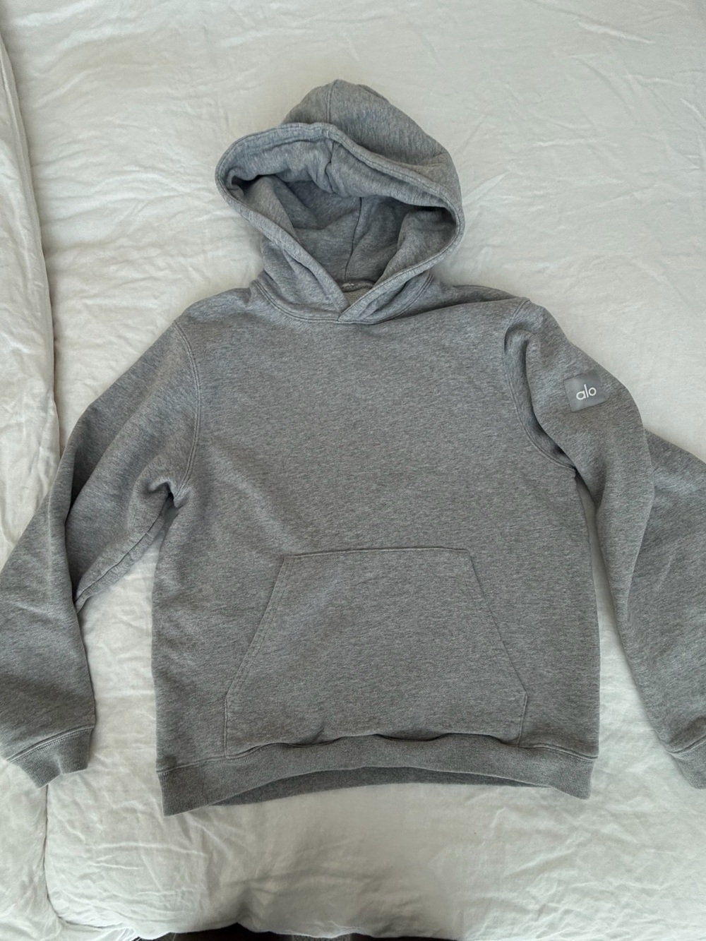 ALO Yoga Heather Grey Hoodie